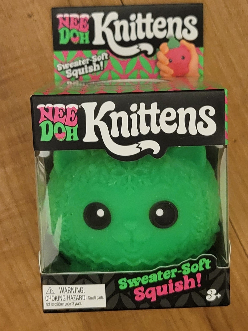 NIB Schylling Needoh Knittens - Bright Green